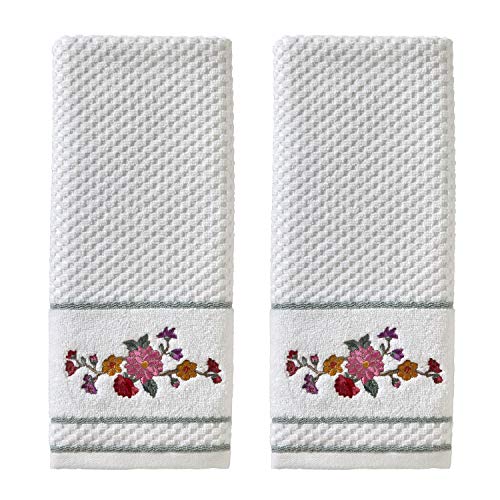 SKL Home Vern Yip Floral Totem Hand Towel Set, Multicolored