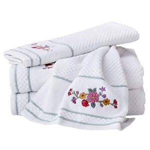 SKL Home Vern Yip Floral Totem Hand Towel Set, Multicolored