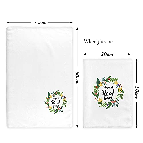 Wipe it Real Good Funny Decorate Kitchen Towels Housewarming Gift Towels for Bathroom House Warming Presents for New Home Farmhouse Decor Hand