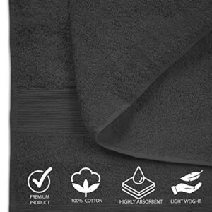 Softolle 100% Cotton Luxury Bath Sheets - 600 GSM Cotton Towels for Bathroom - Set of 2 Bath Sheets - Eco-Friendly, Super Soft, Highly Absorbent - Oeko-Tex Certified - 35" x 70" Inches (Grey)