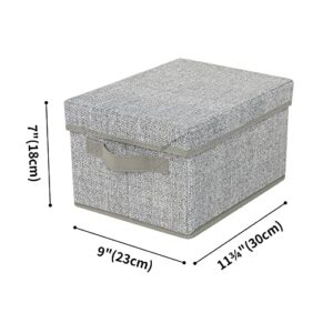 GRANNY SAYS Bundle of 3-Pack Clothing Storage Bins & 3-Pack Trapezoid Storage Bins for Wardrobe