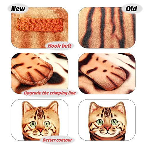Infaccial 6-Pack Cat Hand Towels Set for Bathroom Kitchen-Cute Cat Hanging Towel Decorative Animal Washcloths Face Towels Cat Decor-Funny Housewarming Cat Gifts for Cat Lovers for mom (6-Pack)