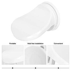 Cabilock Tile Suction Cup Foot Shower Rest Shower Foot Pedal Bathroom Foot Rest Suction Cup Pedal Non Slip Bathroom Corner Shower Stool