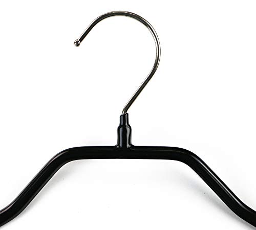 Mawa by Reston Lloyd BodyForm Series Non-Slip Space-Saving Extra Wide Clothes Hanger with Bar for Pants