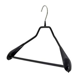 Mawa by Reston Lloyd BodyForm Series Non-Slip Space-Saving Extra Wide Clothes Hanger with Bar for Pants