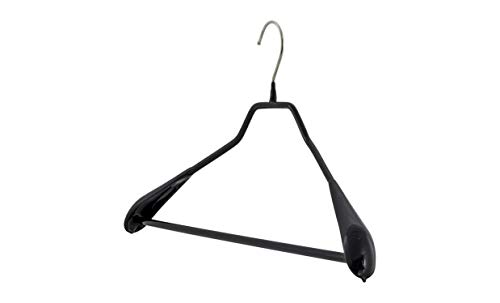 Mawa by Reston Lloyd BodyForm Series Non-Slip Space-Saving Extra Wide Clothes Hanger with Bar for Pants