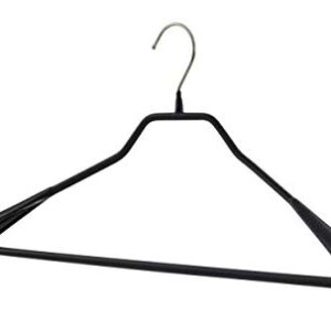 Mawa by Reston Lloyd BodyForm Series Non-Slip Space-Saving Extra Wide Clothes Hanger with Bar for Pants