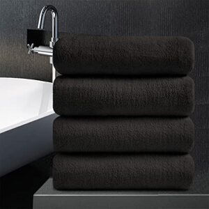 bath towel bathroom towel oversized bath towel (35 x 70in) 4 pack extra large bath sheet 700 gsm towel set soft highly absorbent quick dry bath towel set premium shower towel spa gym hotel,brown