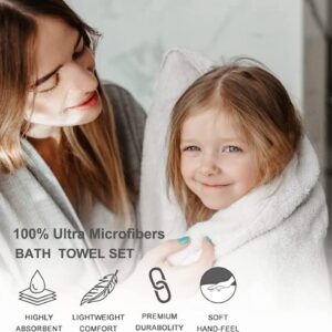 Bath Towel Bathroom Towel Oversized Bath Towel (35 x 70in) 4 Pack Extra Large Bath Sheet 700 GSM Towel Set Soft Highly Absorbent Quick Dry Bath Towel Set Premium Shower Towel Spa Gym Hotel,Brown