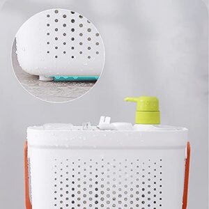 A-XINTONG Portable Shower Caddy with Handle Plastic Storage Basket Shower Organizer Bin for Bathroom, Kitchen, College Dorm Room, Home, Hotel