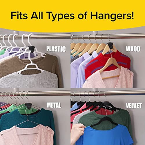 Space Triangles Hanger Hooks Cascade Hangers to Create Up to 3X More Closet Space Easy to Use Slip-Over Design Organize Shirts Pants (Cat)