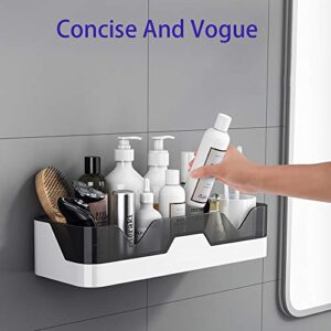 QMJHOME Storage Rack Shower Caddy Suction, Concise and Vogue, Wall Mounted Shower Shelf Removable Bathroom Storage Basket, Kitchen Bathroom Bedroom