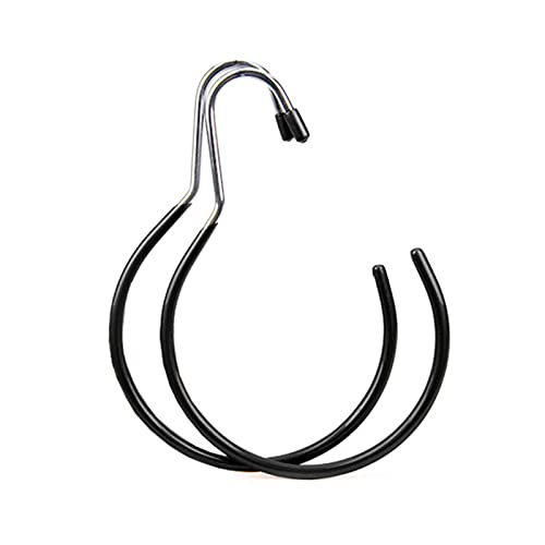 gofidin Scarf Ring Hangers Tank Tops Belt Hanger Non-Slip Ties Hanging Hook Non-Snag Closet Organizer Accessory Metal