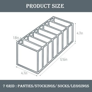 7 Grid Thickened And Upgraded Laundry Cabinet Clothes Finisher, Folding Drawer Wardrobe Clothes Finisher, Suitable For Jeans / T-shirts / Underwear / Shorts /Socks And Other Clothes