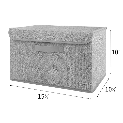 GRANNY SAYS Bundle of 3-Pack Wardrobe Storage Bins & 2-Pack Closet Storage Bins