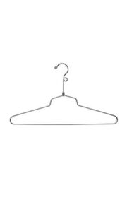 metal dress hangers (16 inch chrome hanger) - case of 100