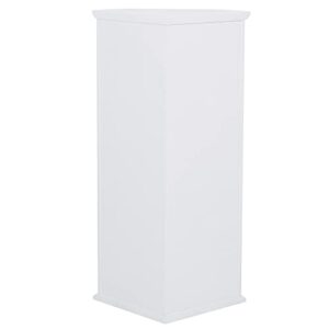 AMNOOL The Independent Bathroom Cabinet with a Glass Door is Suitable for Corner Storage containers in The Bathroom, Living Room and Kitchen, Medium -Density Fiber Board, and Paint with Paint (White)