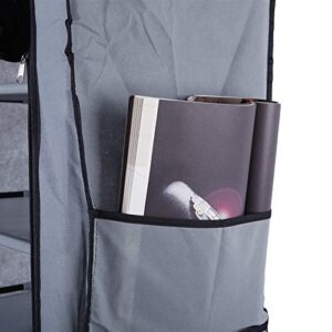 NC 10 -Tiers 9 Lattices Fashionable Room-Saving Non-Woven Fabric Shoe Rack Shoerack Storage Organizer Coffee (Gray)