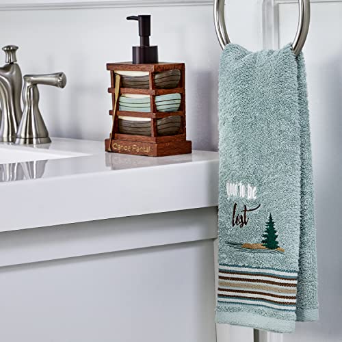 SKL Home Waterfront Hand Towel, Jade