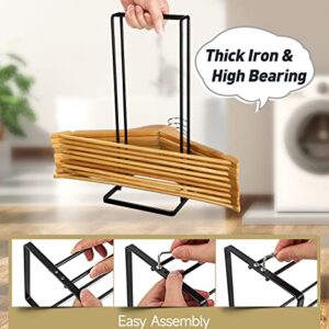 Hanger Organizer, Holds up to 110 Wire Clothes Hangers, Hanger Storage Holder