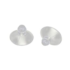 uxcell Rubber Home Desk Glass Transparent Anti-Collision Suction Cups Sucker Hanger Pads (Pack of 8)