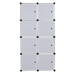 jyostore 8 cube bookshelf closet organizer storage shelves shelf cubes organizer plastic book shelf bookcase diy square closet cabinet shelves for bedroom office living room