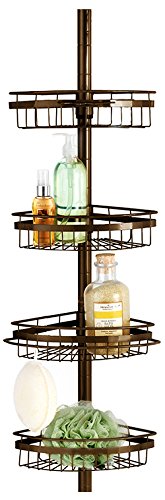 Popular Bath Ultimate Shower Caddy, 4-Tier Corner, Orb