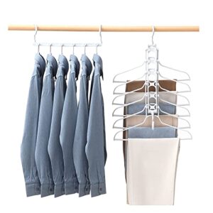 juntaiher coat hangers pants hangers space saving for closet organizer scarf hangers multifunctional clothing rack clothes hangers closet organization