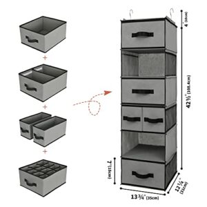 GRANNY SAYS Bundle of 1-Pack Large Storage Container & 1-Pack Over The Door Storage Organizer