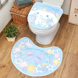 Sanrio Cinnamoroll Cinnamon Toilet - Cover & mat for a Two-Piece Set Cleaning Heating SB-526-S