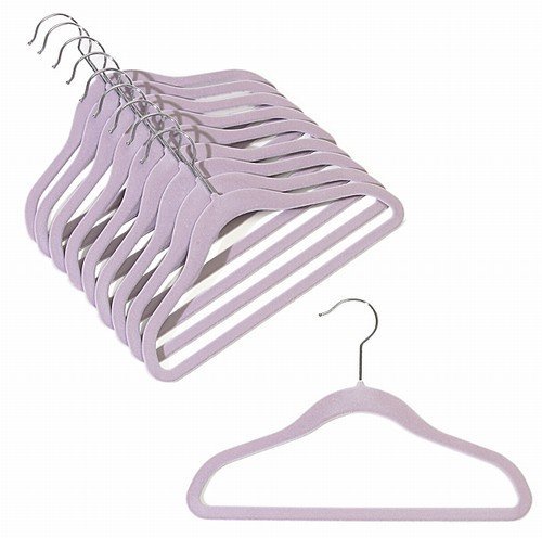 12" Childrens Lavender Slim-Line Hanger