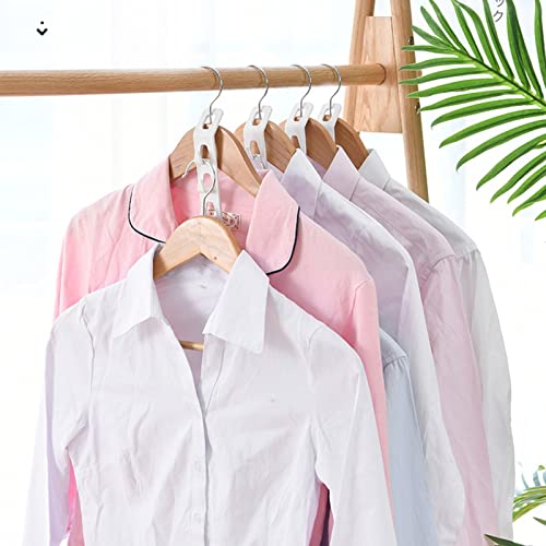 Hanger Connector Hook 4PCS Plastic Hook Cascading Hangers Space Saving Heavy Duty Wardrobe Organizer Bed Bags for Storage