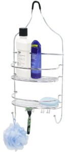home basics sc00460 shower caddy flat wire, classic