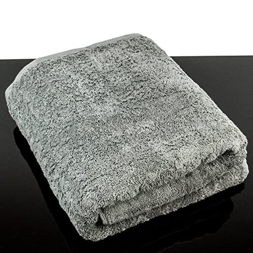 BC BARE COTTON Luxury Hotel & Spa Towel Turkish Cotton Oversized Bath Sheets - Gray - (40x80 inches, Set of 1)