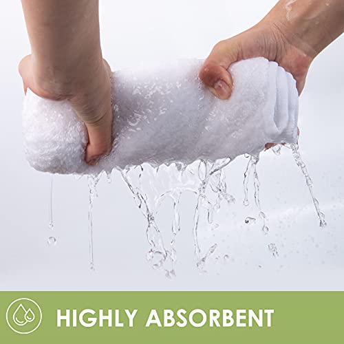 CANFOISON Bamboo Bath Sheet for Body, 1 Pack White Extra Large Bath Sheet Towel for Adult Kids Baby Luxury Super Soft Highly Absorbent Oversized Bathroom Towels 35" x 70"