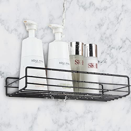 BOBSYHX Shower Caddy Organizer Adhesive , 2 Pack Wall Shower Shelf, Rustproof Stainless Steel Bathroom Storage Rack Organizer for Toilet, Dorm Wall