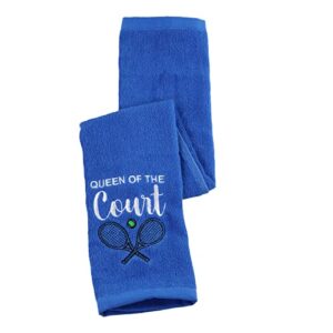 Queen of The Court Towel Tennis Player Towel Tennis Lover Towel Tennis Athletes Coach Gift (Queen of The Court T)