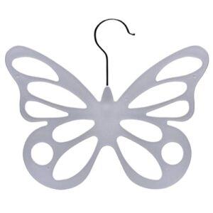 topbathy scarf hanger butterfly shaped hanger holder closet organizer for tie scarf blet muffler (random color)
