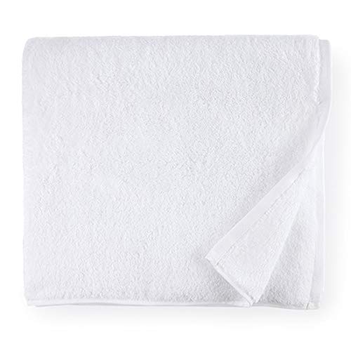 Sferra Sarma Towels (Bath Sheet (40" x 70"), White)