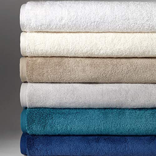 Sferra Sarma Towels (Bath Sheet (40" x 70"), White)