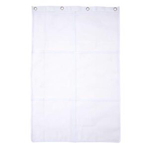 kenney 6-pocket hanging mesh shower organization caddy, white
