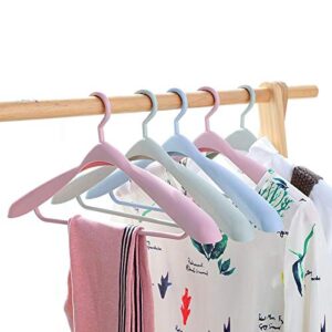 Earchy Standard Hanger,Plastic Hanger Seamless Wide Shoulder Suit Hanger Adult Non-Slip Hanging Coat Suit Hanger-3 Pack