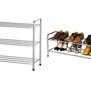 FANHAO 3-Tier Shoe Rack + 2-Tier Shoe Rack