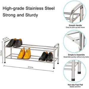 FANHAO 3-Tier Shoe Rack + 2-Tier Shoe Rack