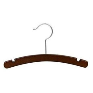 only hangers walnut wooden baby 10" (50)