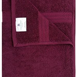 Pleasant Home Bath Sheets Set - 2 Pack – 35” x 70” - 100% Cotton - 600 GSM – Soft & Absorbent – Durable (Violet)