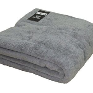 The House Of Emily Oversized Bath Sheet Towel 100% Turkish Cotton 60 x 80 Inch - Silver Grey