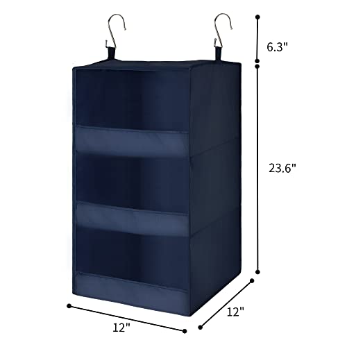 GRANNY SAYS Bundle of 1-Pack Closet Hanging Organizer & 1-Pack Hanging Organizer for Closet