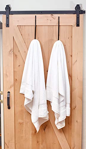 Down Etc Bath Sheet Towel Sahara 100% Cotton Dual Core Absorbent Fast-Drying Towel for Bath and Shower, 33 x 70-Inches, White Bath Sheet