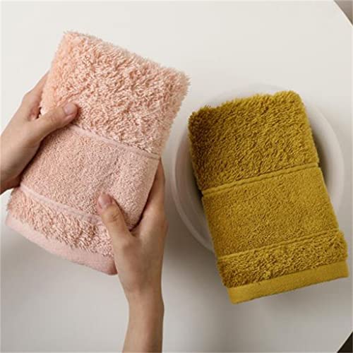 YLLWH Towel wash a face Home Water Absorption Women and Couples take a Bath Long Staple Cotton Wipe Hair Towel